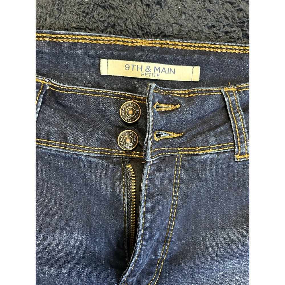 9th & Main Petite Jeans Women 6P Blue Denim Skinny Medium Wash Cotton